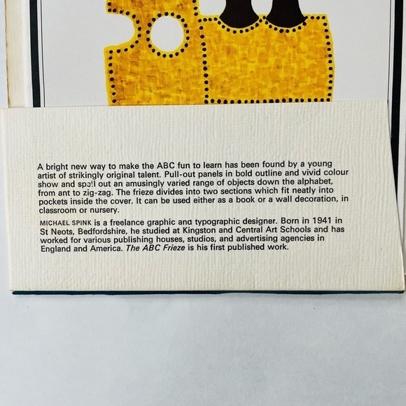 The ABC Frieze Fold Out Alphabet Panels Michael Spink 1960’s - Picture 4 of 7